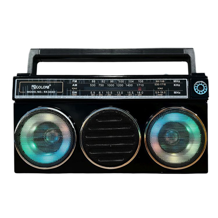 Портативно радио Colon RX-666D, 3 говорителя, Bluetooth, USB, SD, FM